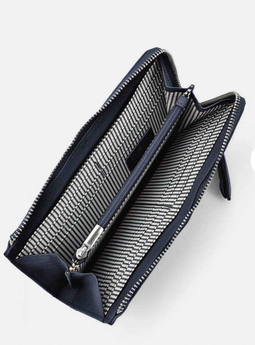 GABEE - Alina RFID Safe Leather Zip Around Wallet