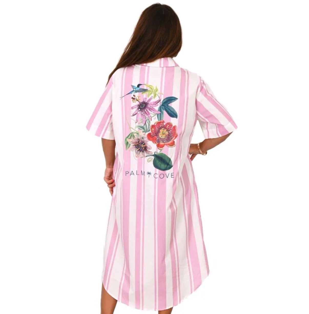 Palm Cove The Secret Garden Salma Dress in Pink