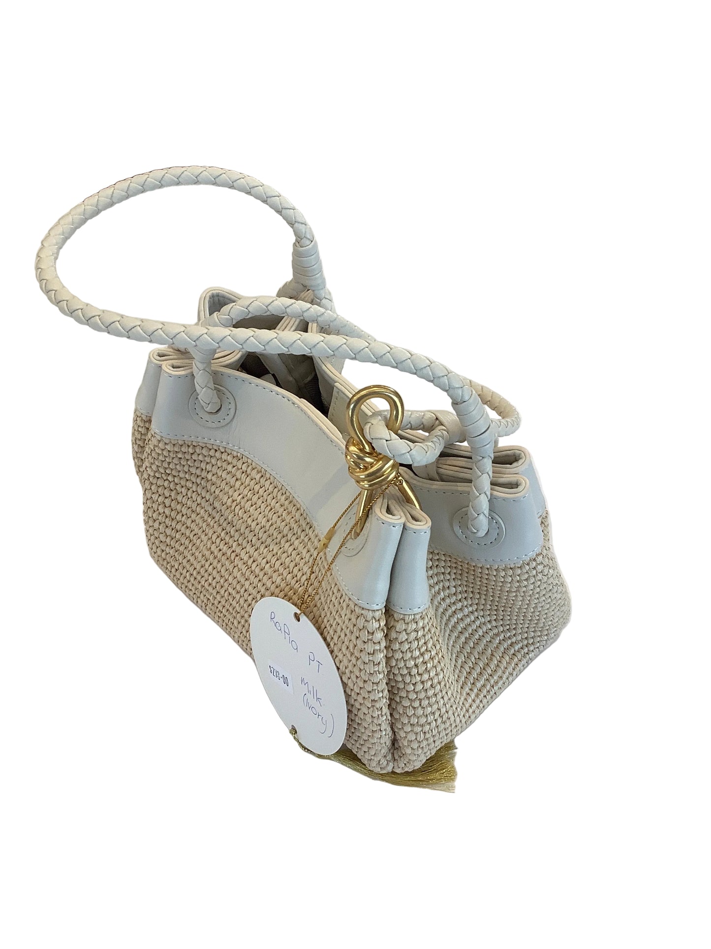 L'ORA D'ORO Canvas Black Bucket Bag