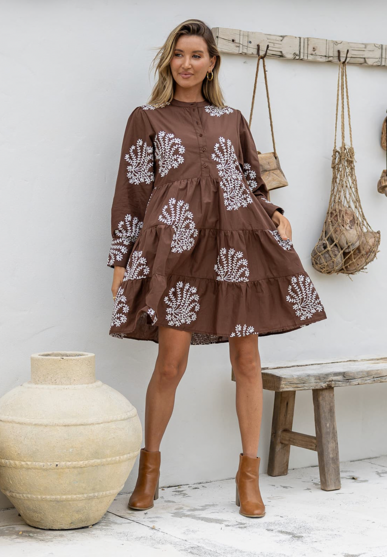Joop and Gypsy Long sleeve dresses.
