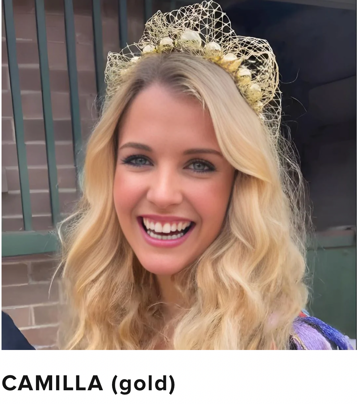 FORD MILLINERY -Camilla Gold
