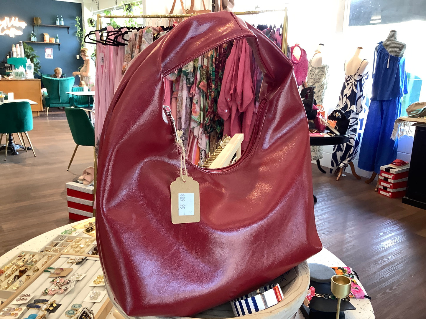 Maroon Red bag