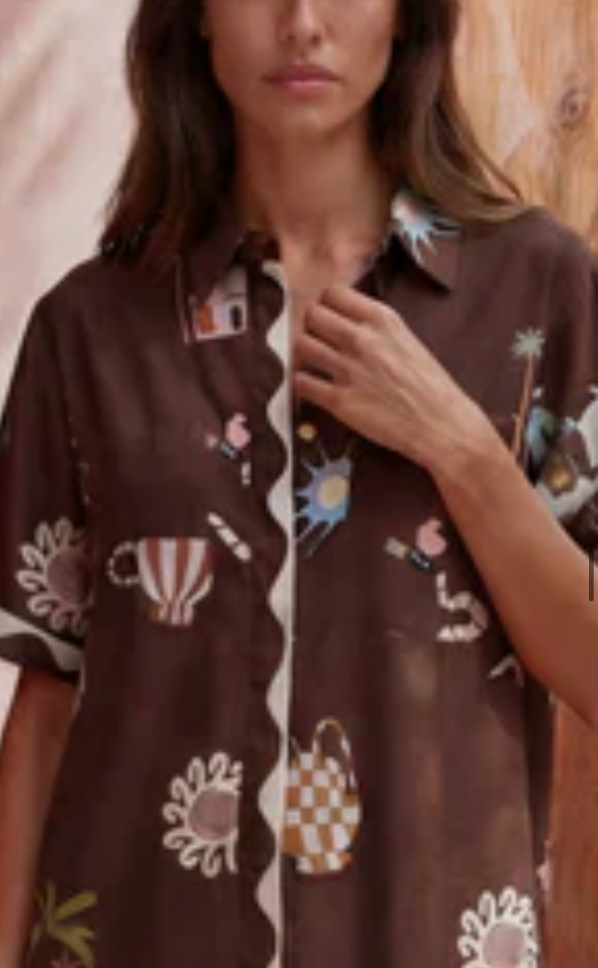 Palm Collective AMARA button up Blouse