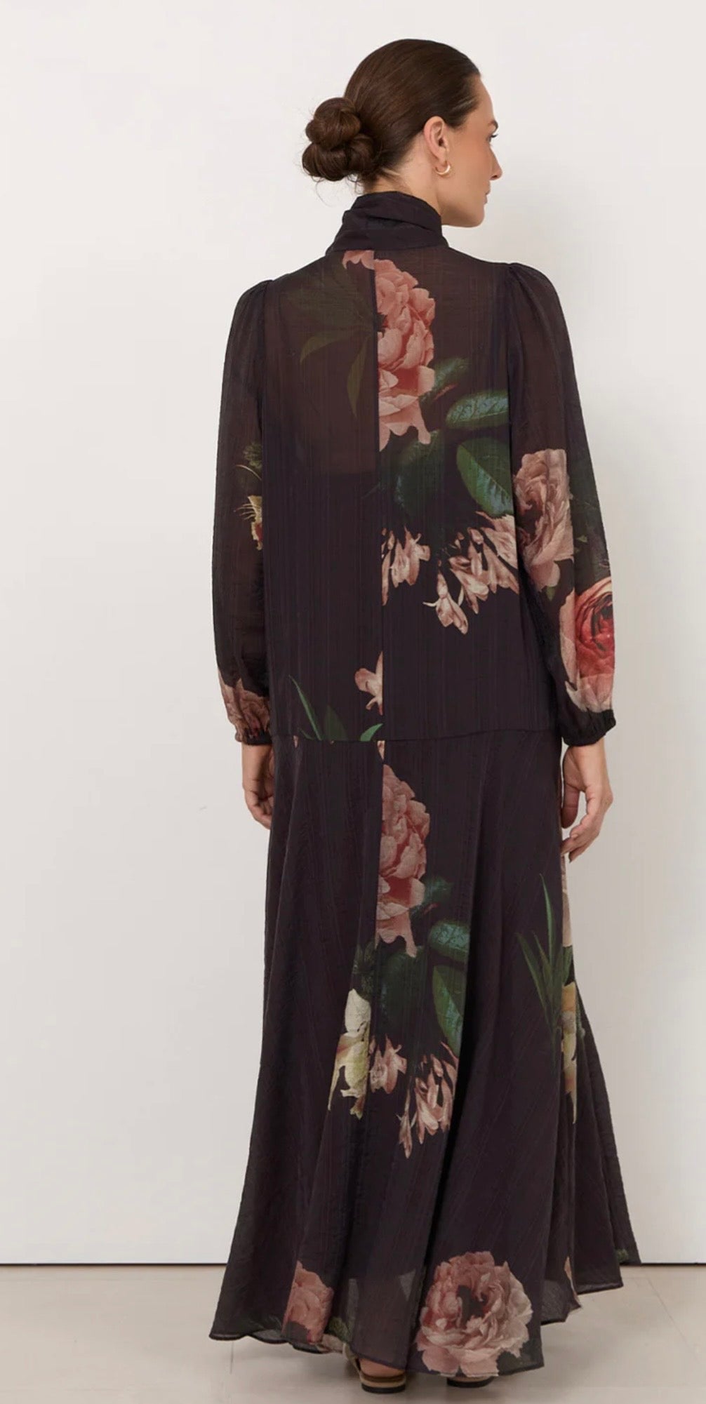 Adorne - the Penelope Chandon Print Long Sleeve Dress