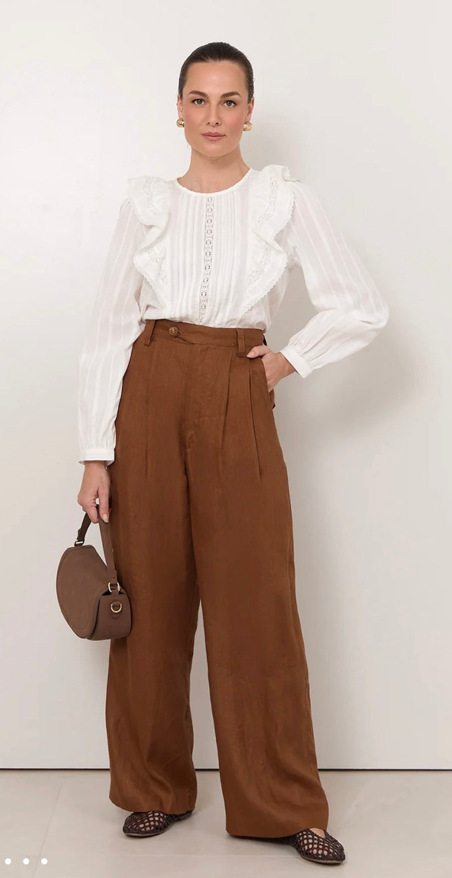 Adorne Karmine pleated pant