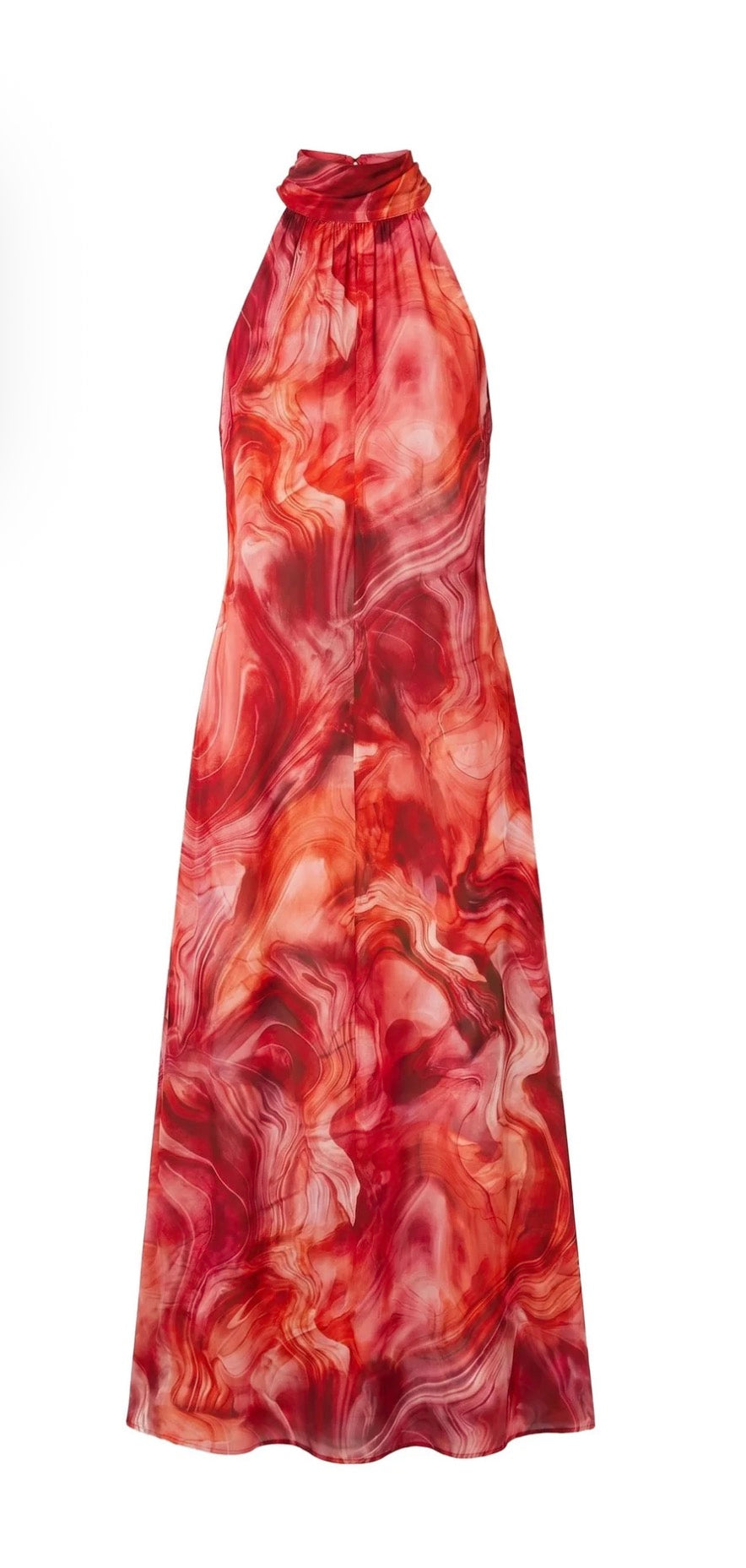 GDS Lone Long Dress Red
