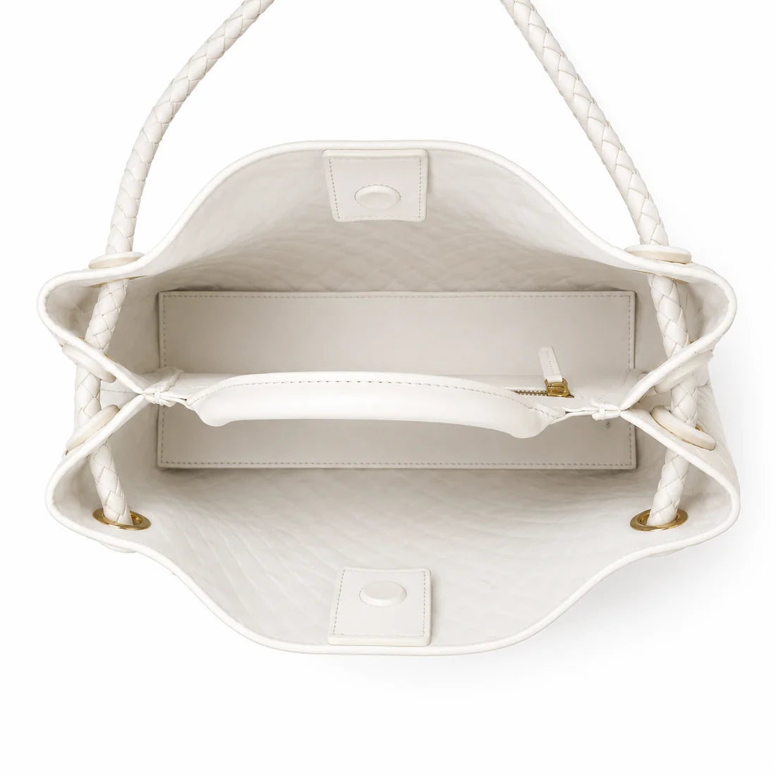 L'ORA D'ORO
LACEY Long Weave Bag, White