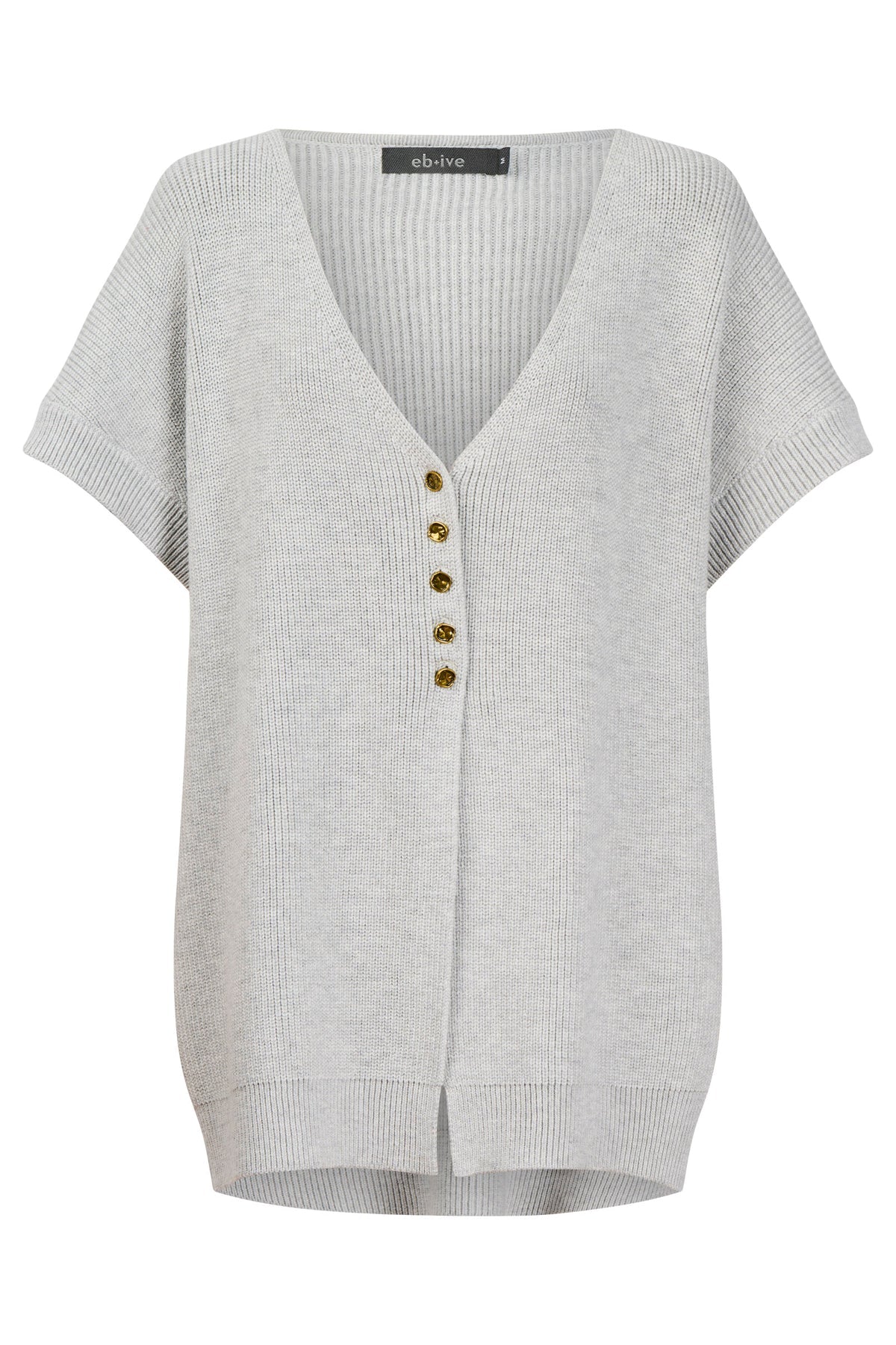 Eb+Ive Berbe Vest Cardigan Marle