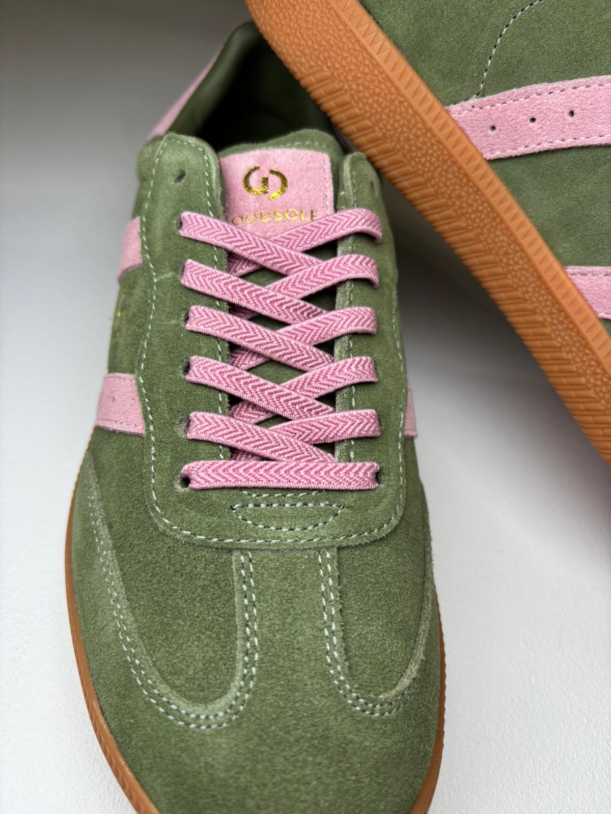 Goodsole Parallel Sage & Pink Sneaker