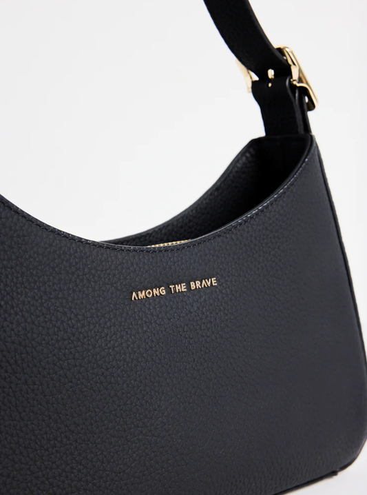 Brooklyn Black Leather Bag.