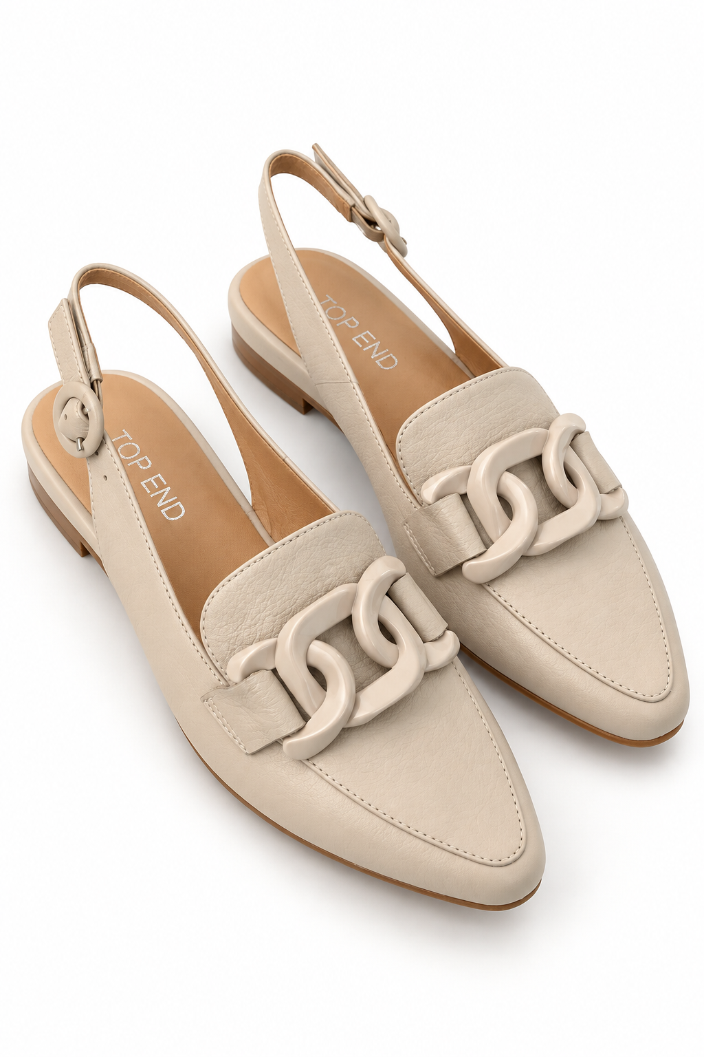 Top End Favilla in Vanilla Slingback Flats