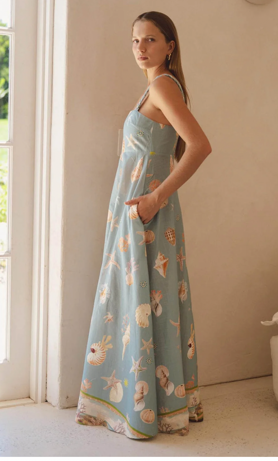 WALNUT Sardinia Dress Le Mare
