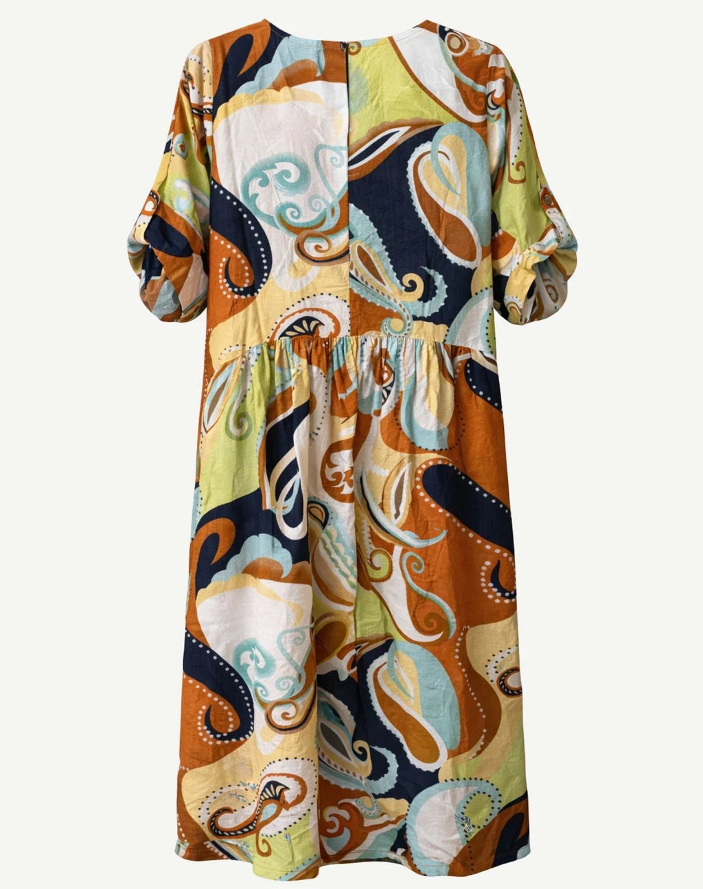 Corfu Swizzle Soft Print Midi Dress