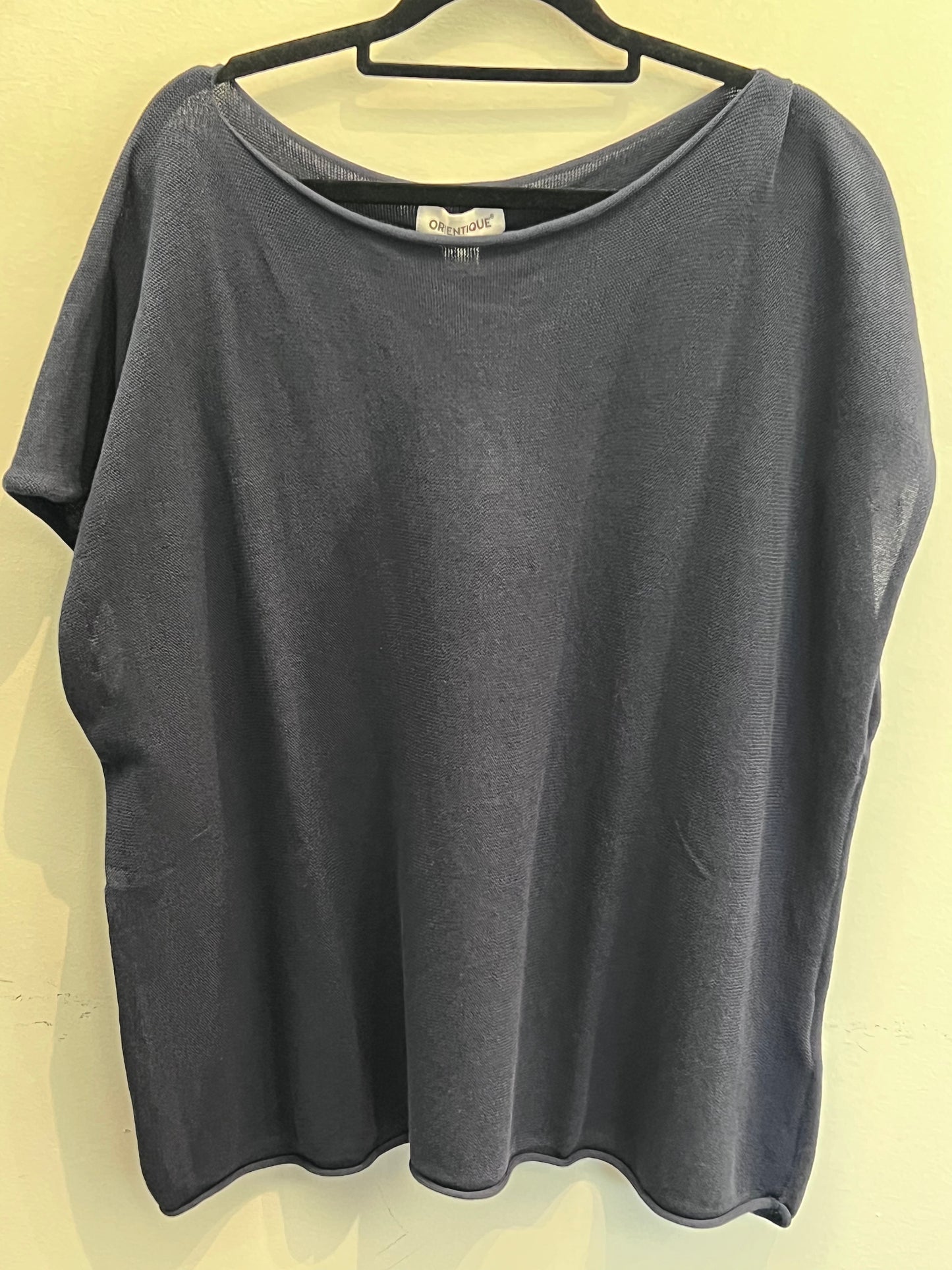 Orientique knitted top boatneck