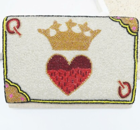 Anna Nova Queen of Hearts Clutch