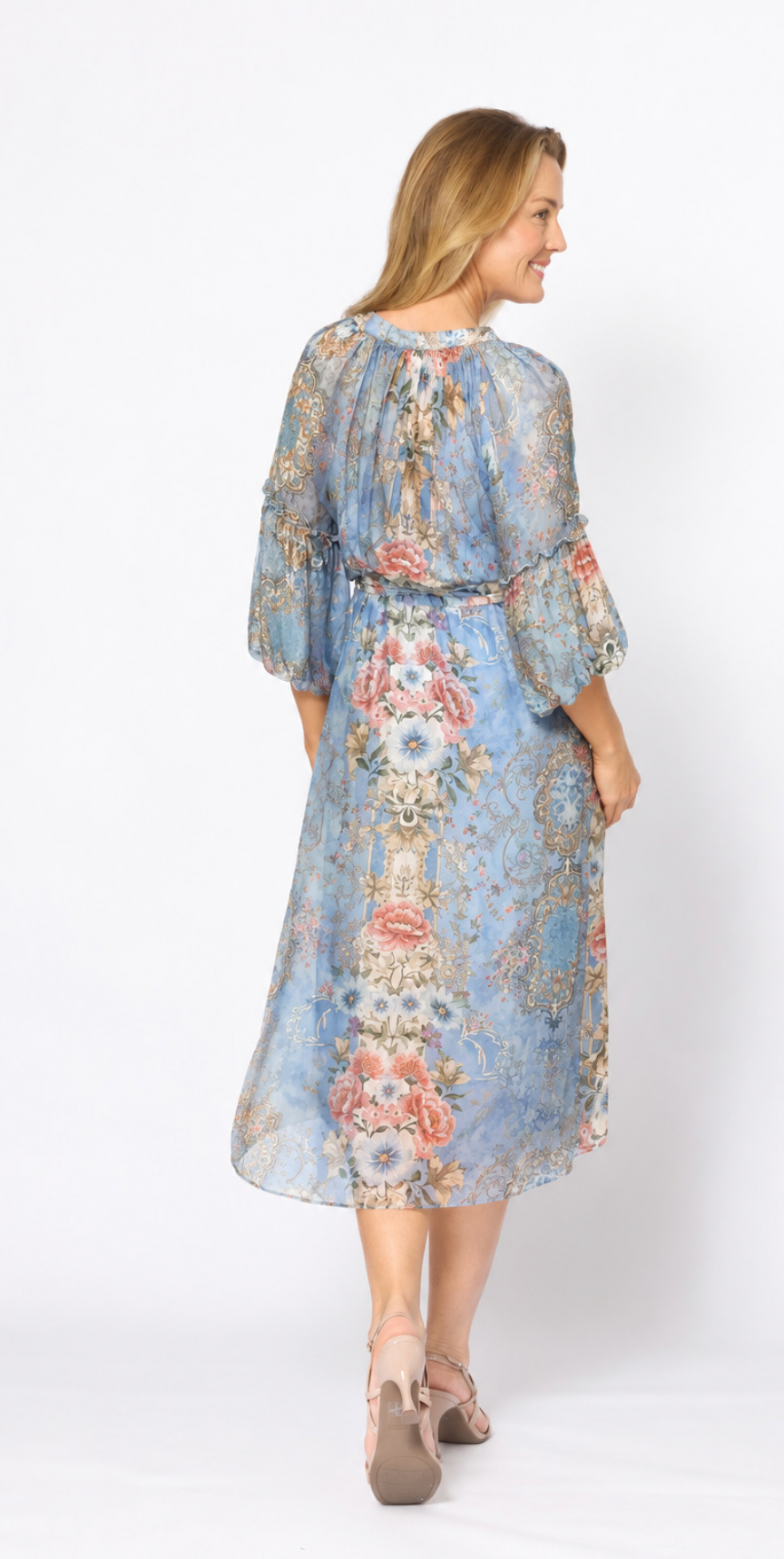 La Strada Maxi dress Pale Blue