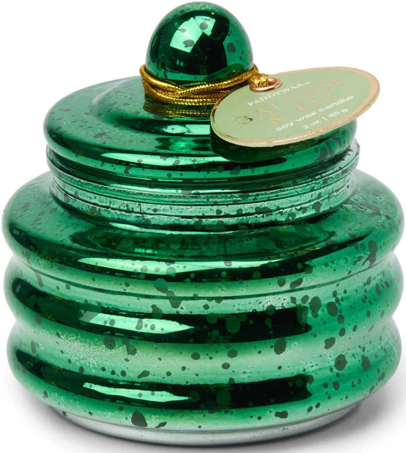 Beam Glass Candle 3oz Green Mercury - Balsam & Fir