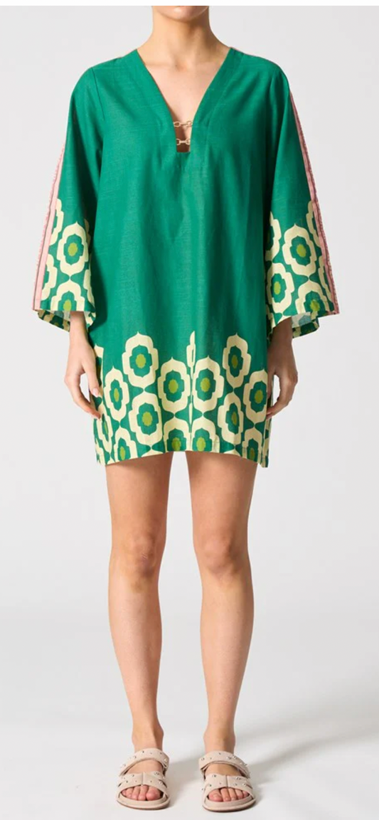 Walnut- Marrakesh Dress-Mosaique