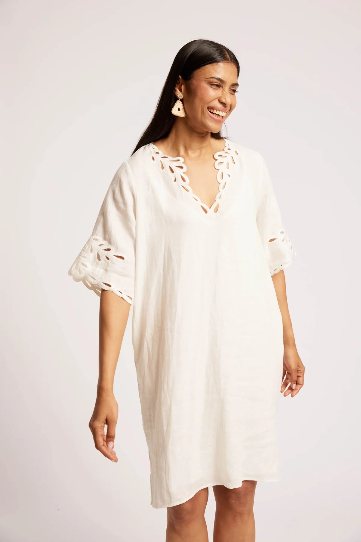 Eb + Eve Maris Dress in White