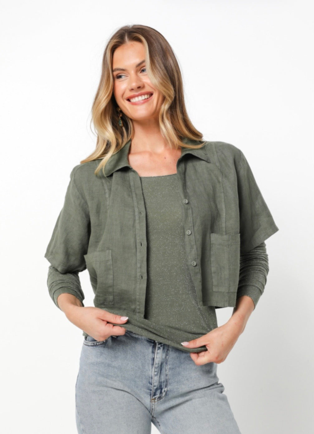 Elizabeth Scott Monica Jacket  - Khaki