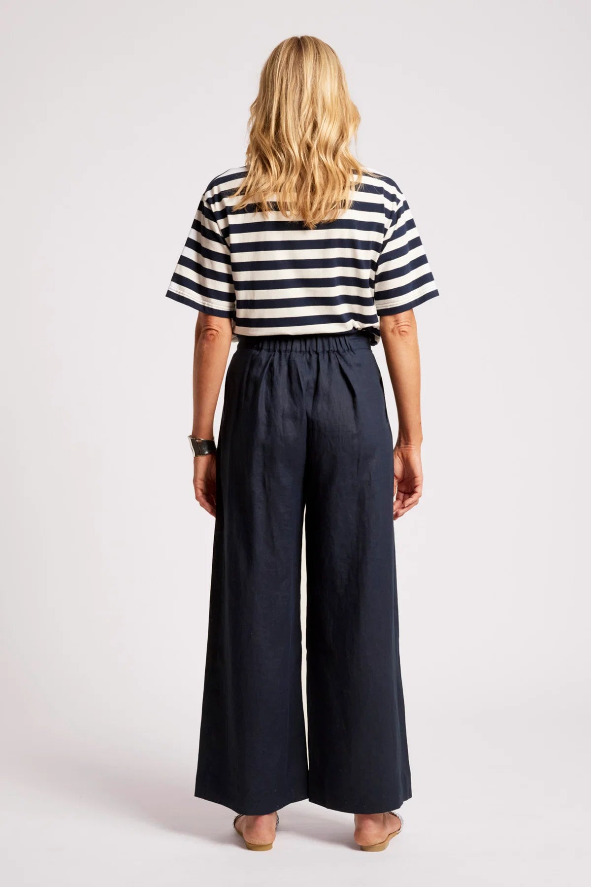 Eb + Eve Cove Palazzo Pants in Indigo
