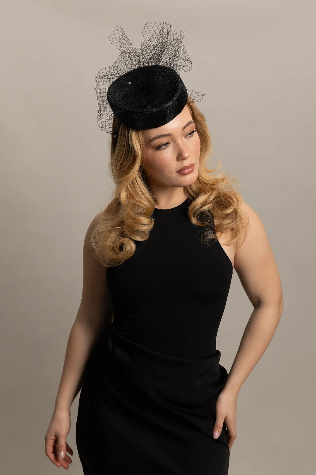 Morgan & Taylor Prue Fascinator (black)