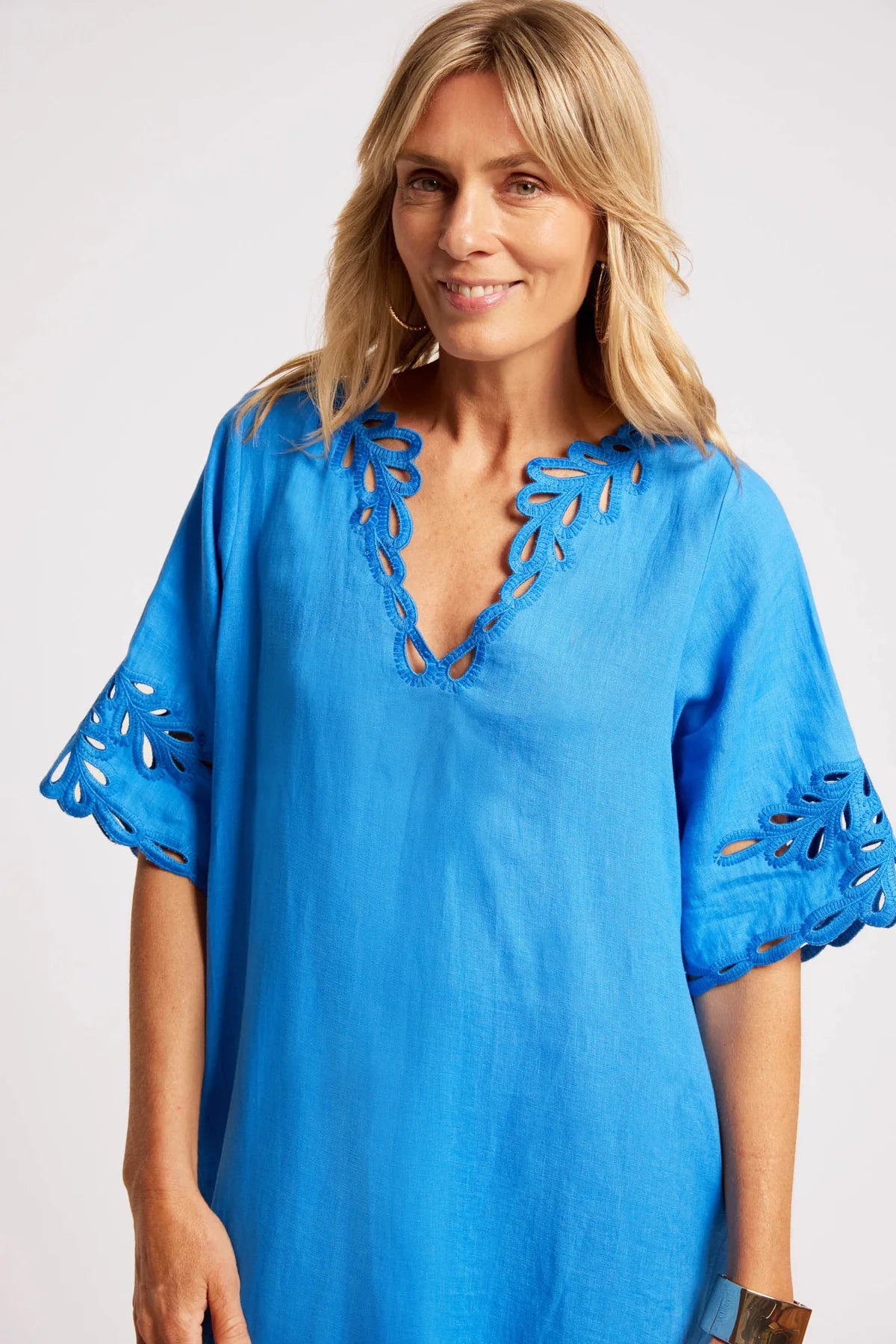 Eb + Eve Maris Dress in Marine Blue
