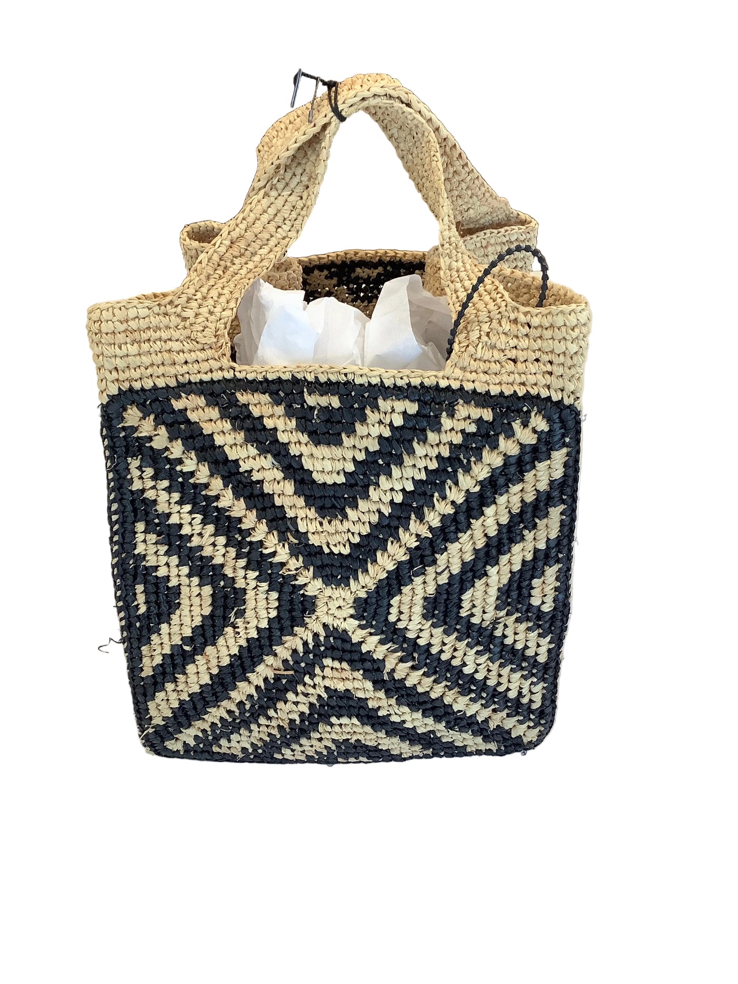 L’ORA D’ORO Aztec Raffia Bag