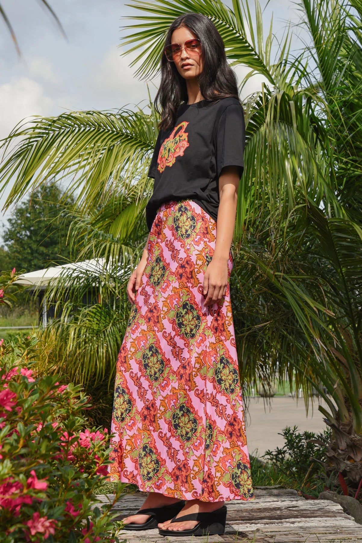 COOP by Trelise Cooper Bias the Way Skirt Pink