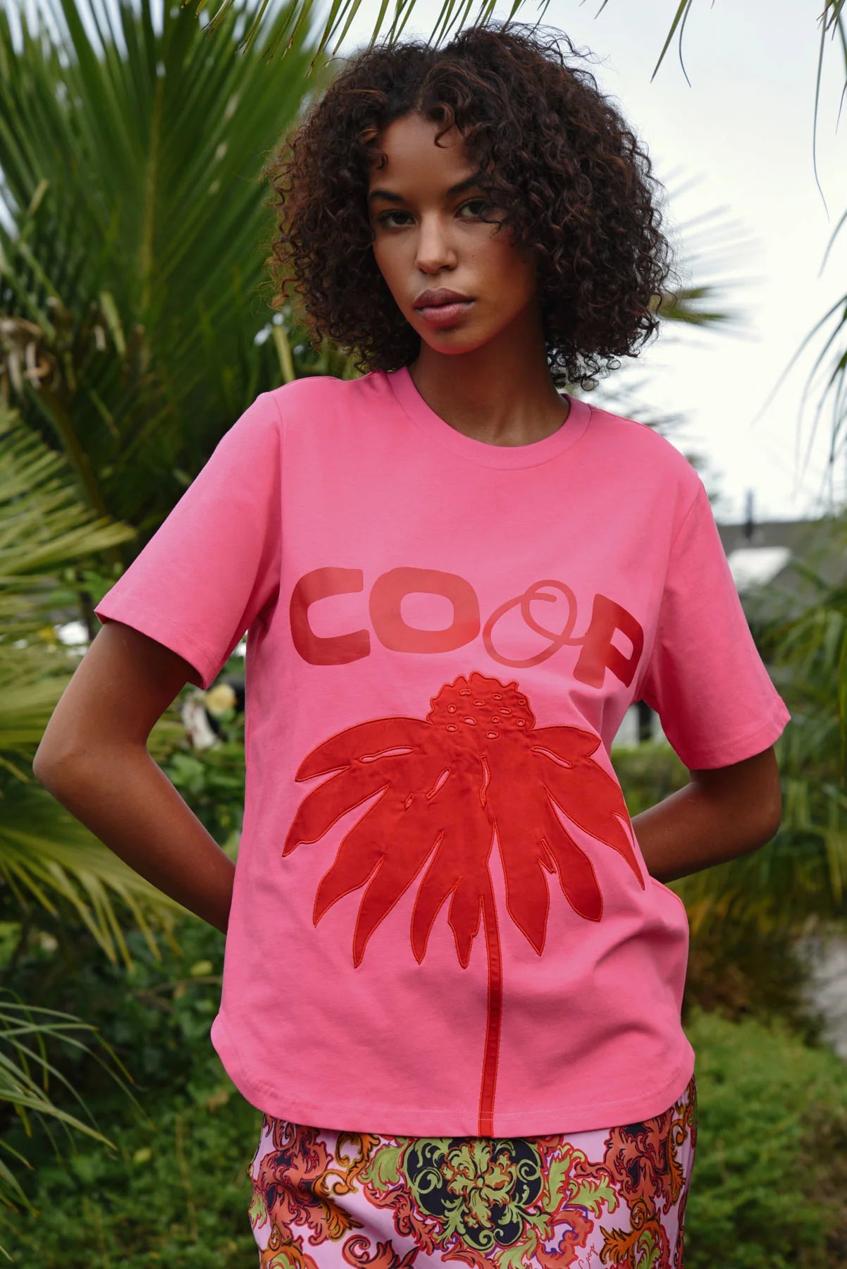 COOP by Trelise Cooper Bloom Service Tee Pink & Red