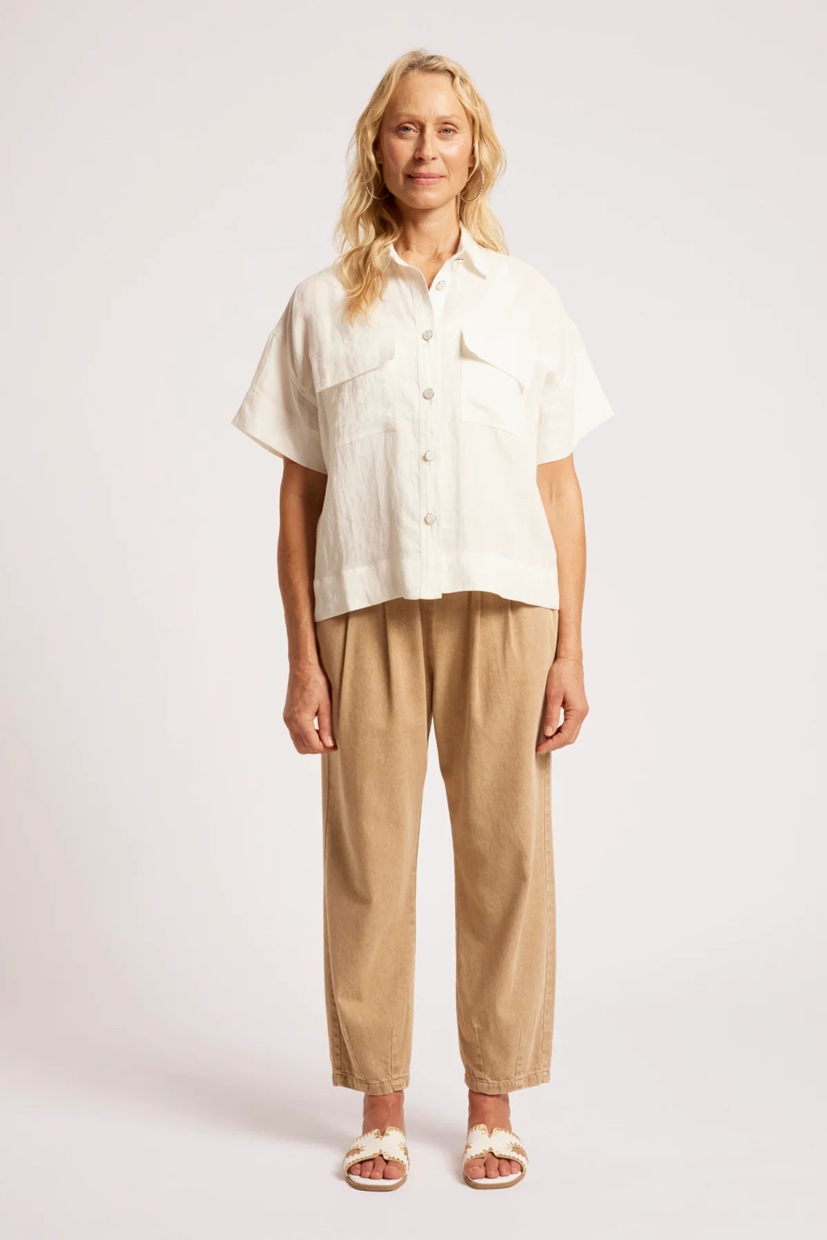 Eb + Eve Maris Shirt in White
