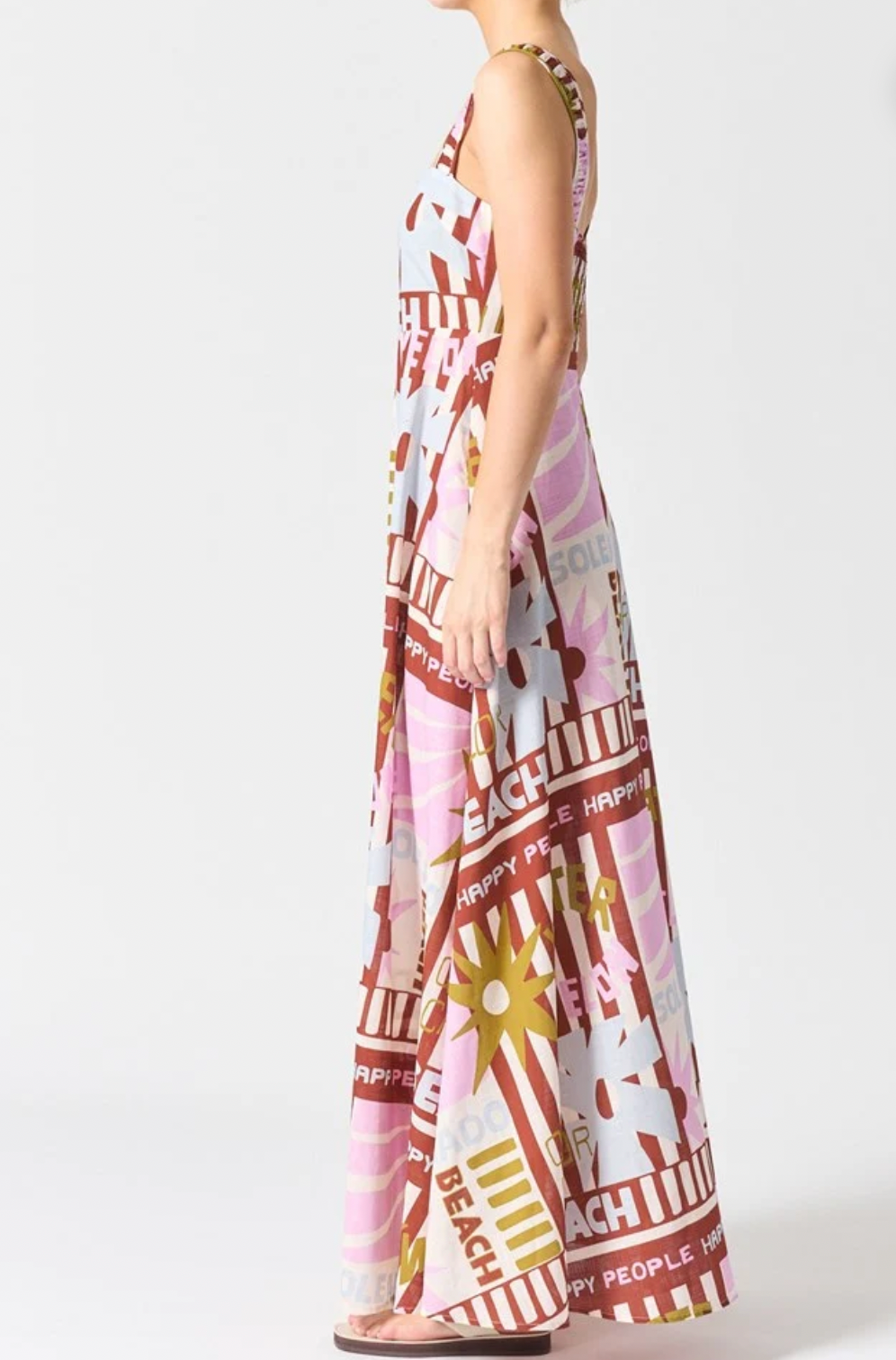 WALNUT -Roma Dress S26 Soleado