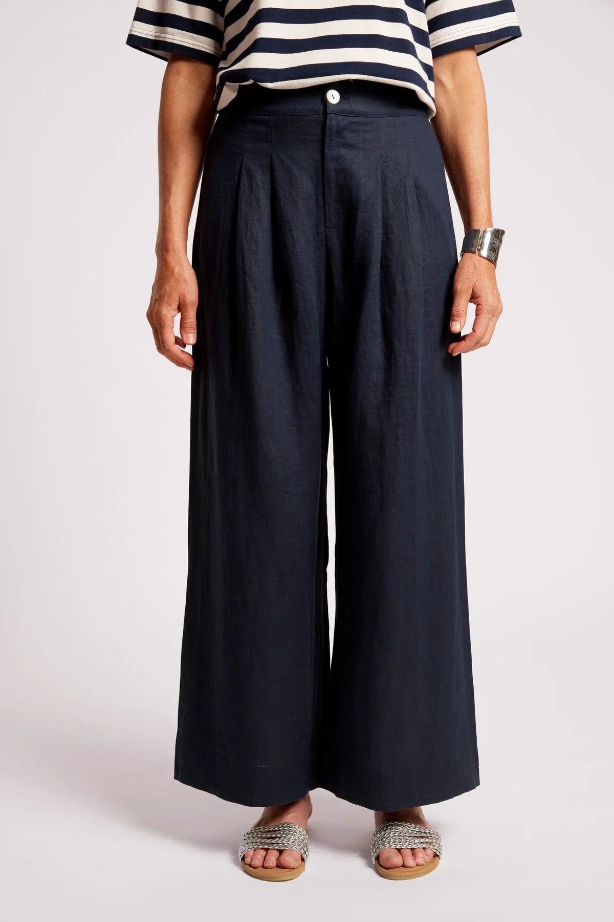 Eb + Eve Cove Palazzo Pants in Indigo