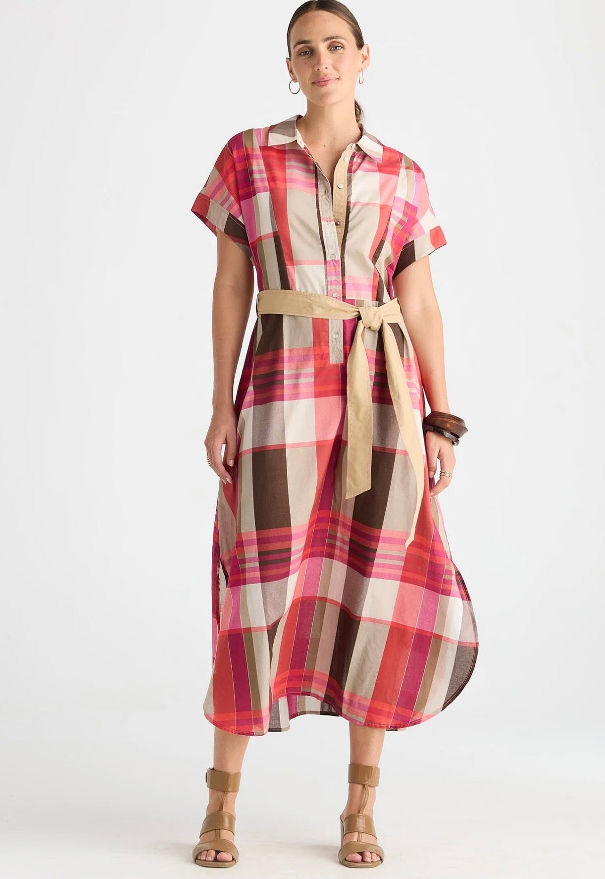 Zaket & Plover Checked Dress