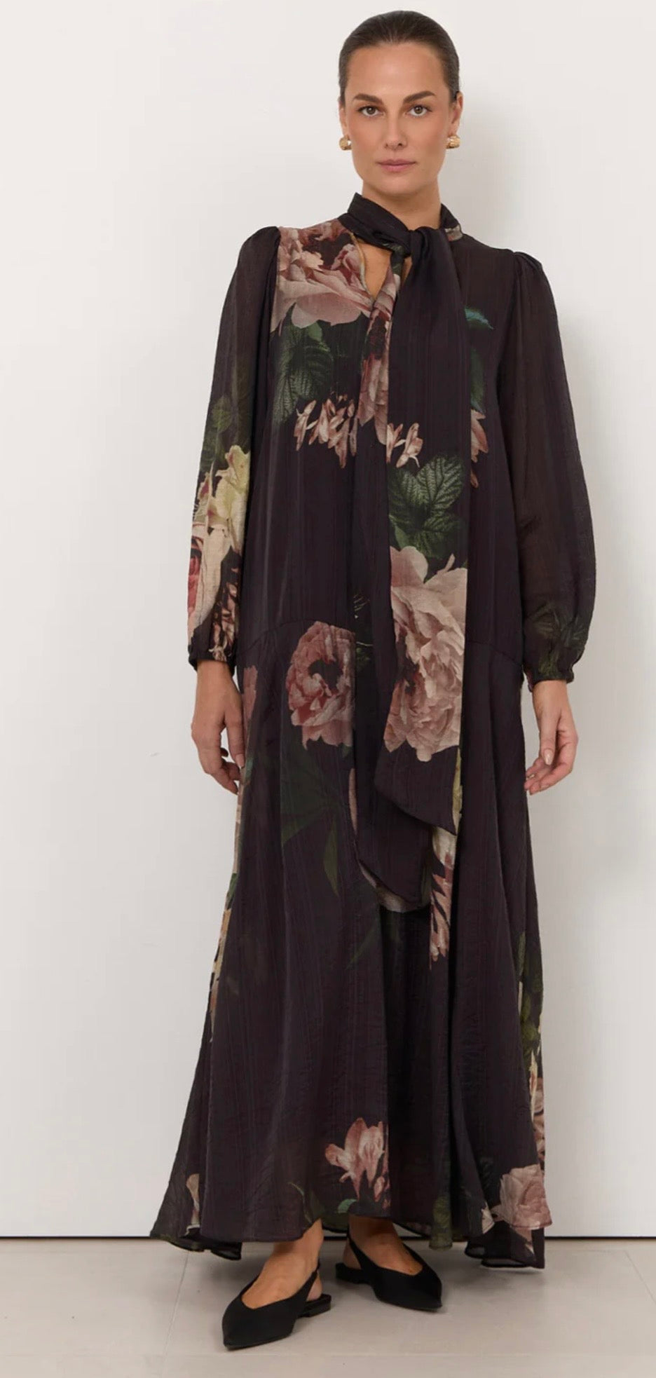 Adorne - the Penelope Chandon Print Long Sleeve Dress