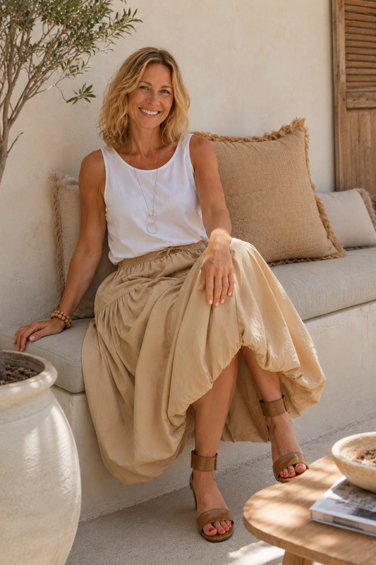 Zaket & Plover Balloon Skirt Peanut Butter