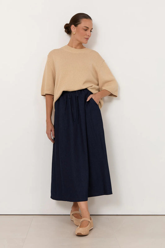 Adorne Brighton Oversized Cream Knit Top