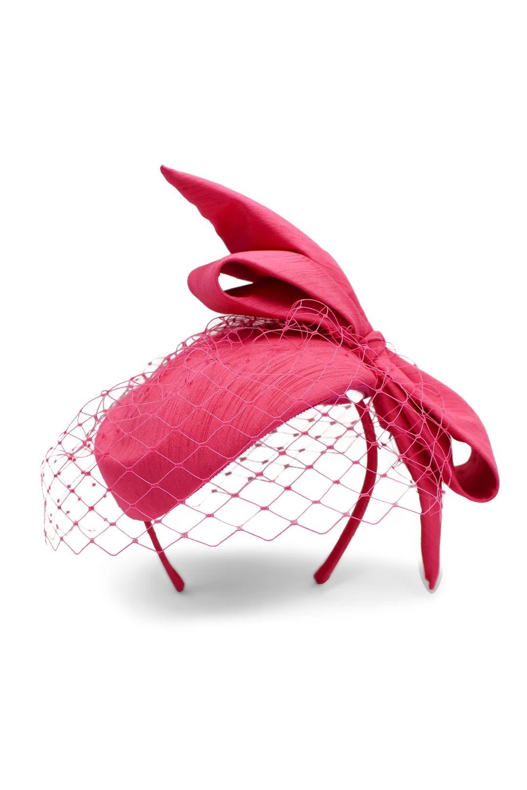 Morgan & Taylor Alina Fascinator (hot pink)