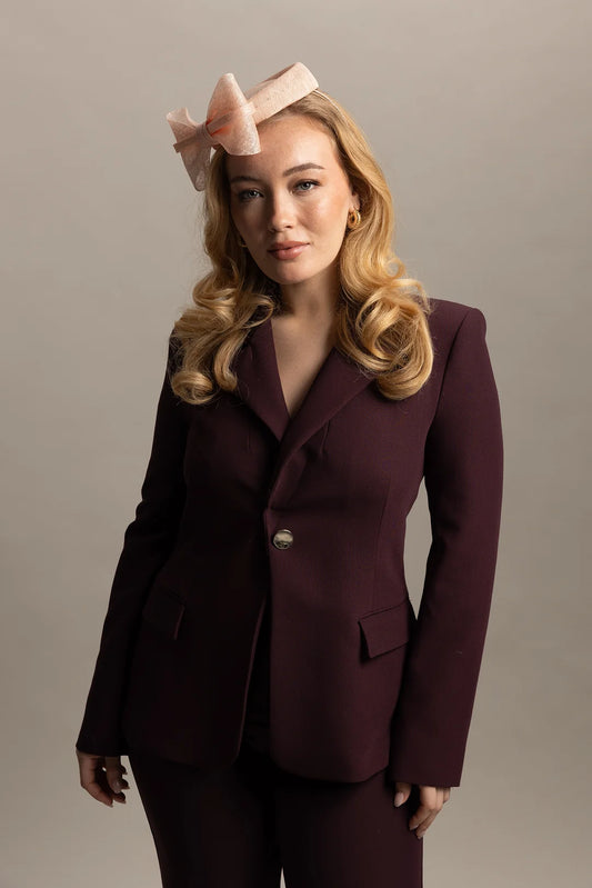 Morgan & Taylor Juliet Pillbox Fascinator (pink)