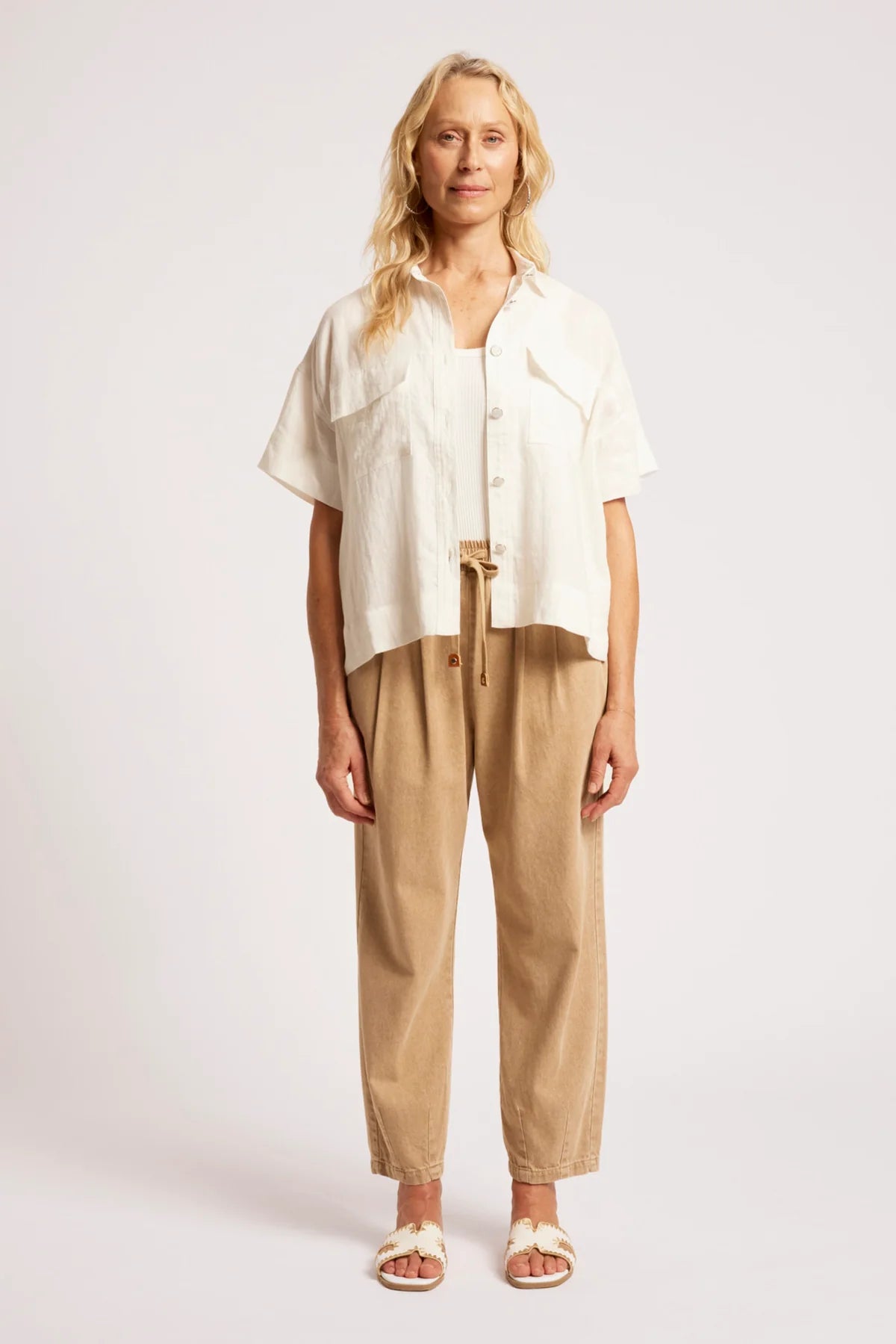 Eb + Eve Maris Shirt in White
