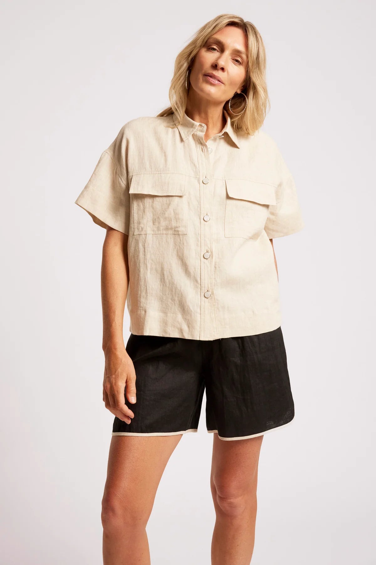Eb + Eve Maris Shirt in Tusk
