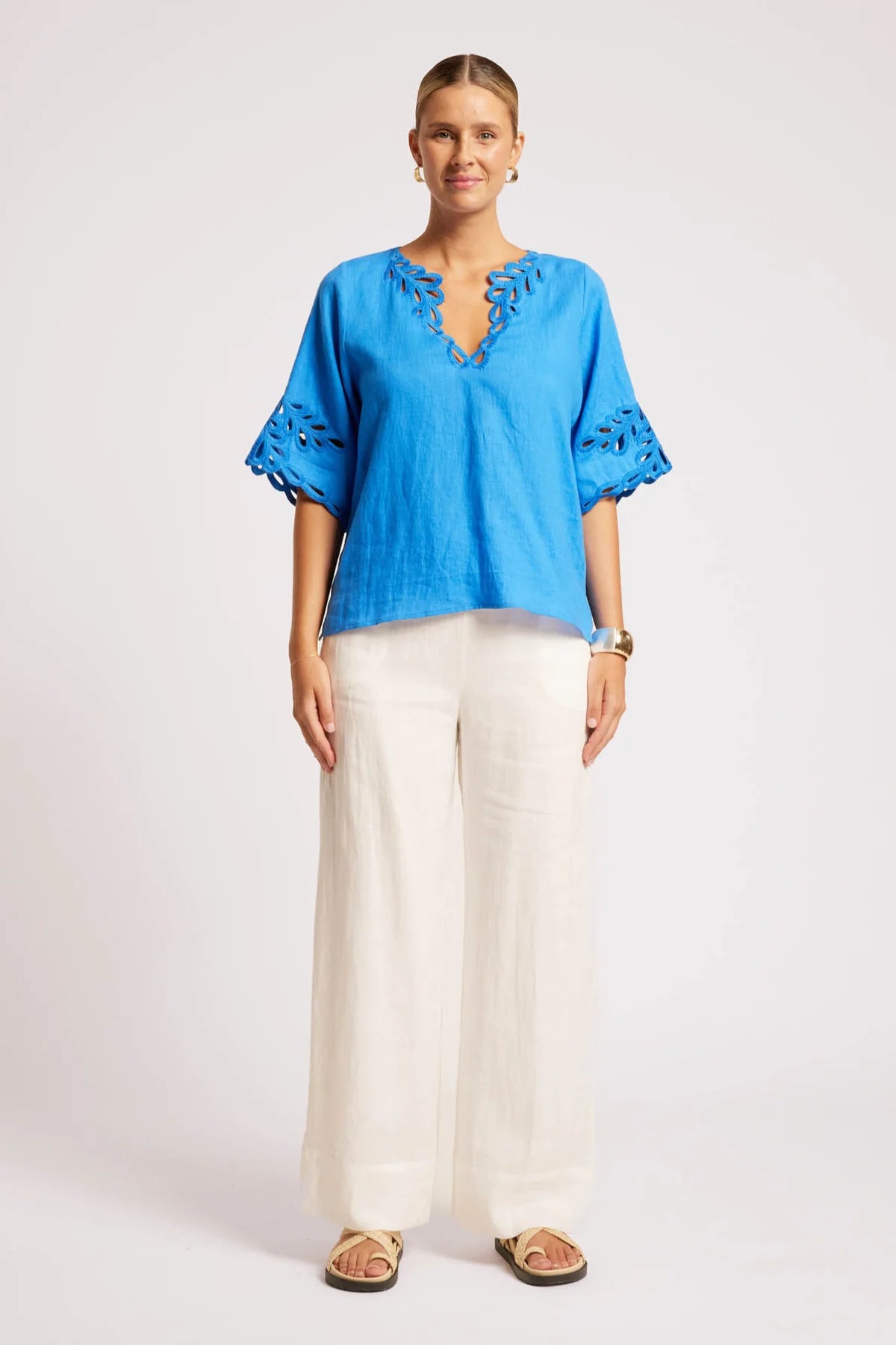 Eb + Eve Maris Top in Marine Blue