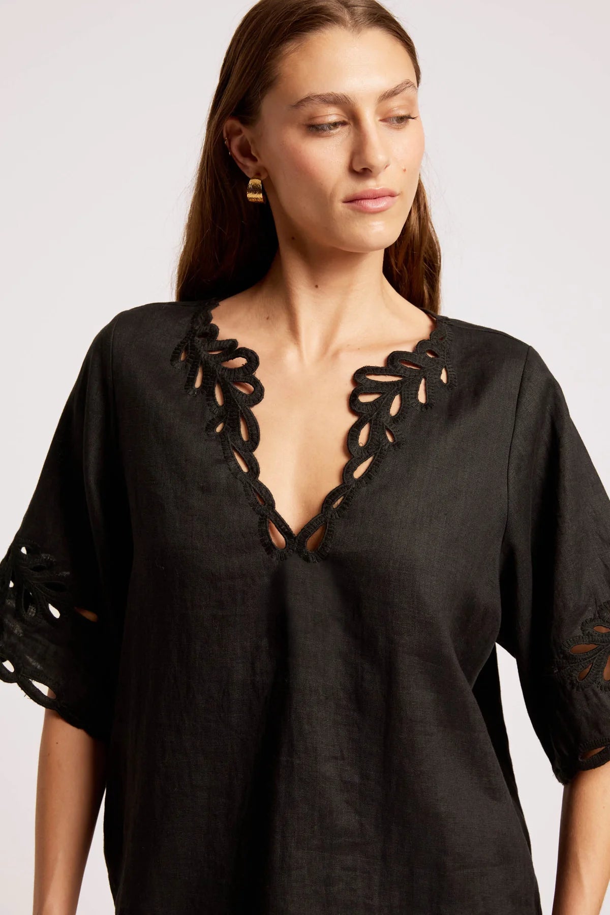 Eb + Eve Maris Top in Marine Black