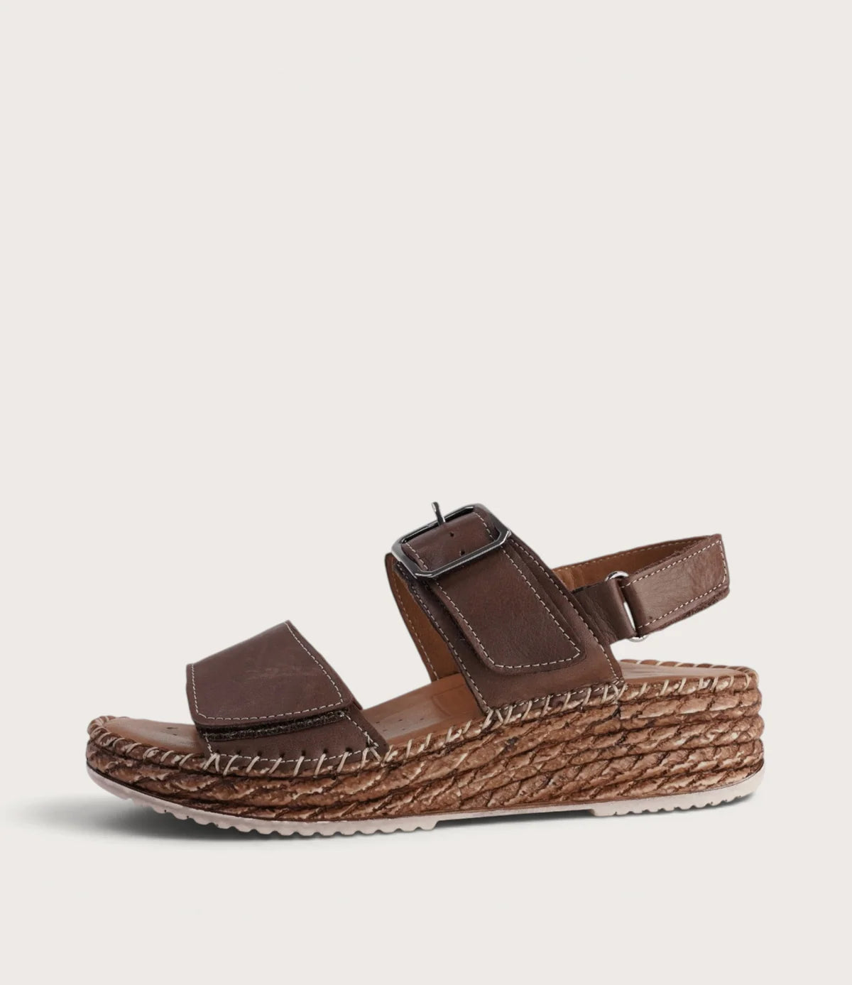 Sala Manitu Praline Leather Sandals