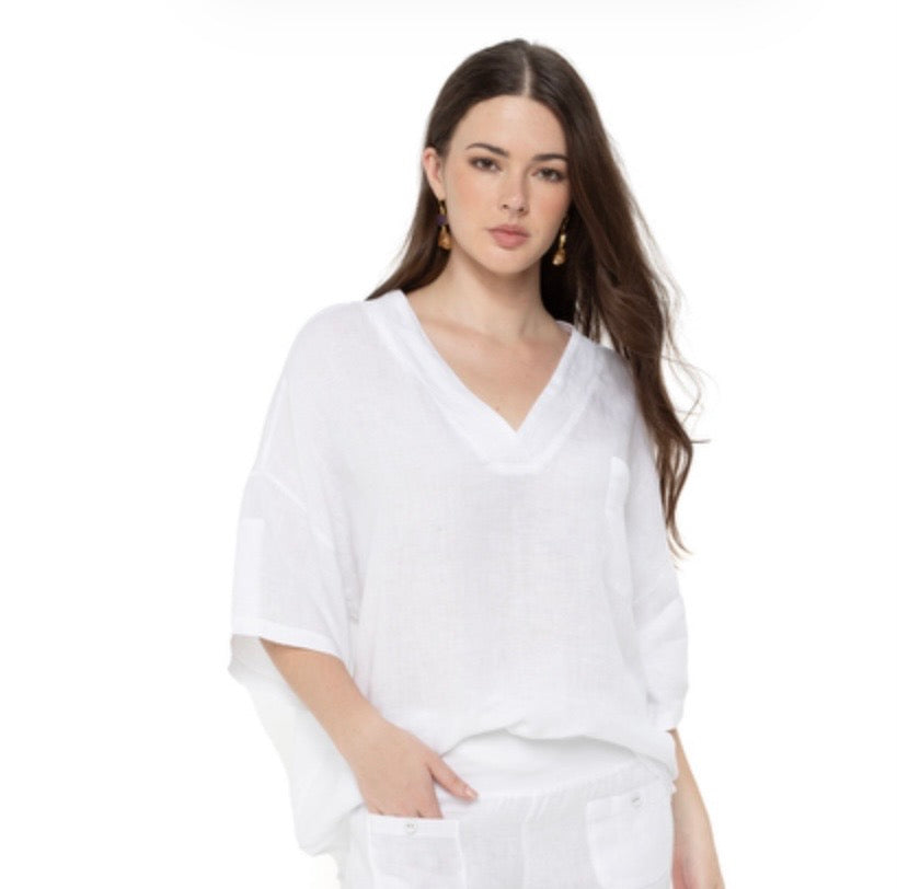 Elizabeth Scott - Samira Top Indigo