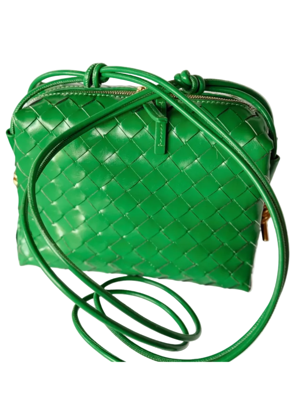 L’ORA D’ORO PIP Shine Weave Crossbody Bag