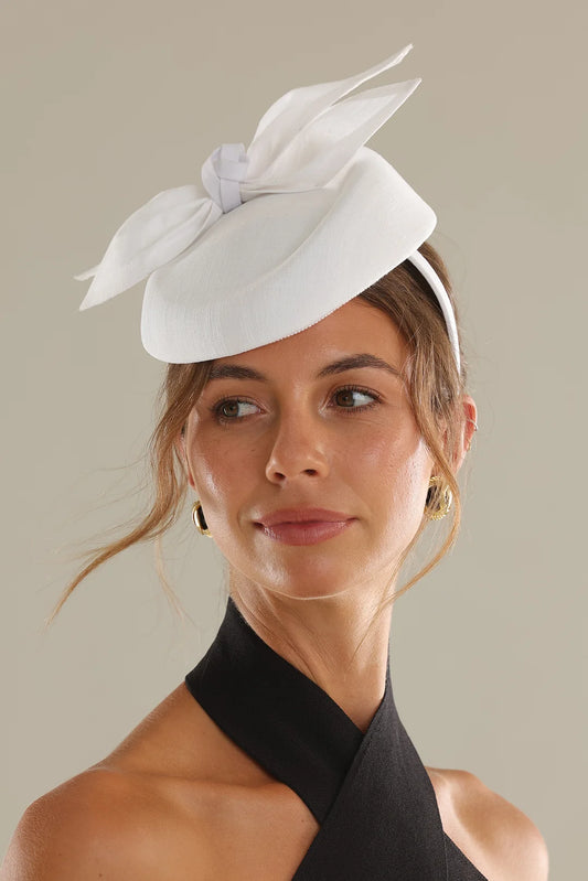 Morgan & Taylor Florence Fascinator (white)