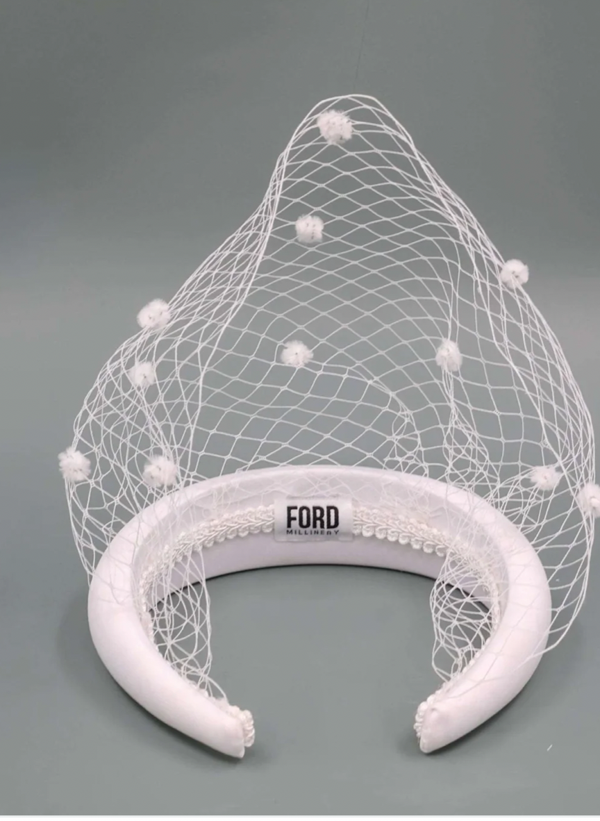 FORD MILLINERY - KATY White