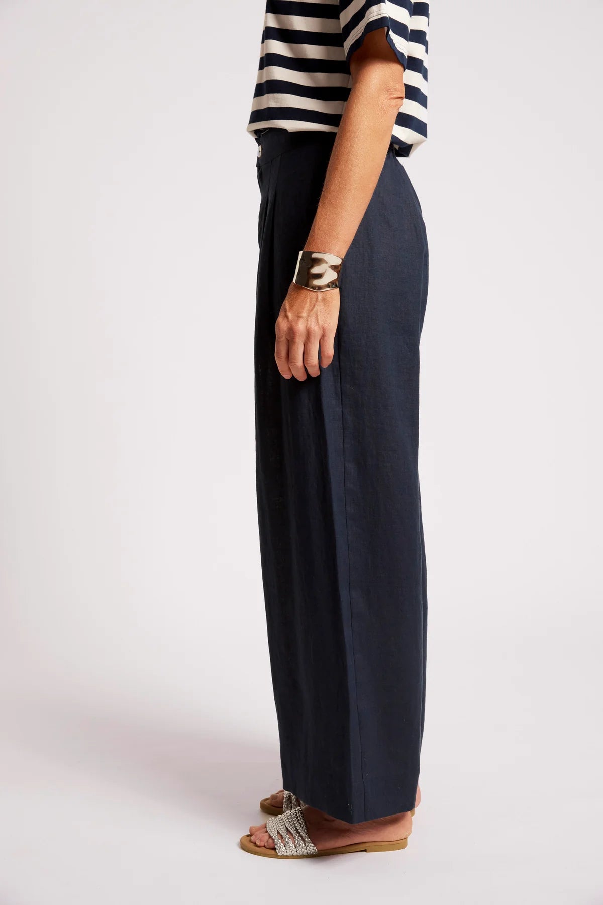 Eb + Eve Cove Palazzo Pants in Indigo