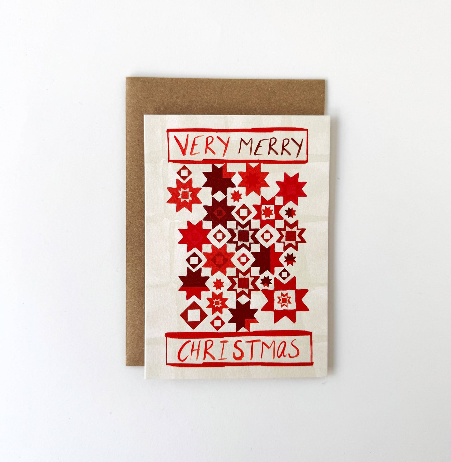 Quilt -Red  Christmas Stars: Yes